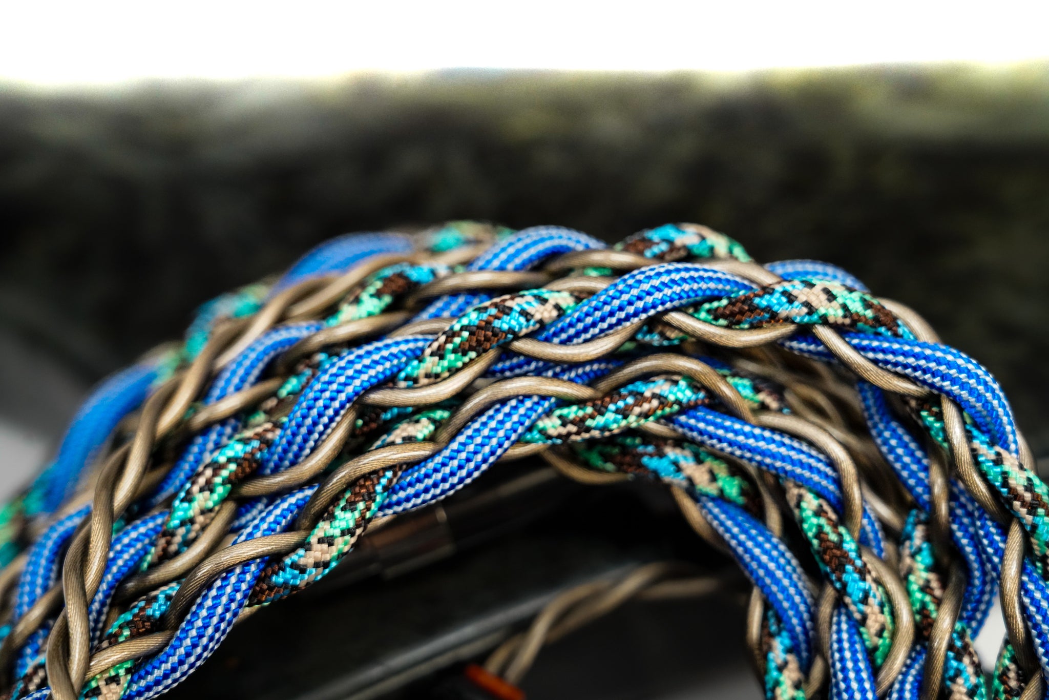 M. Cohen スカルブレスレット　ピンクメッキ クンツァイト（マクラメブレスレット/天然石アクセサリー） | UrasiSa