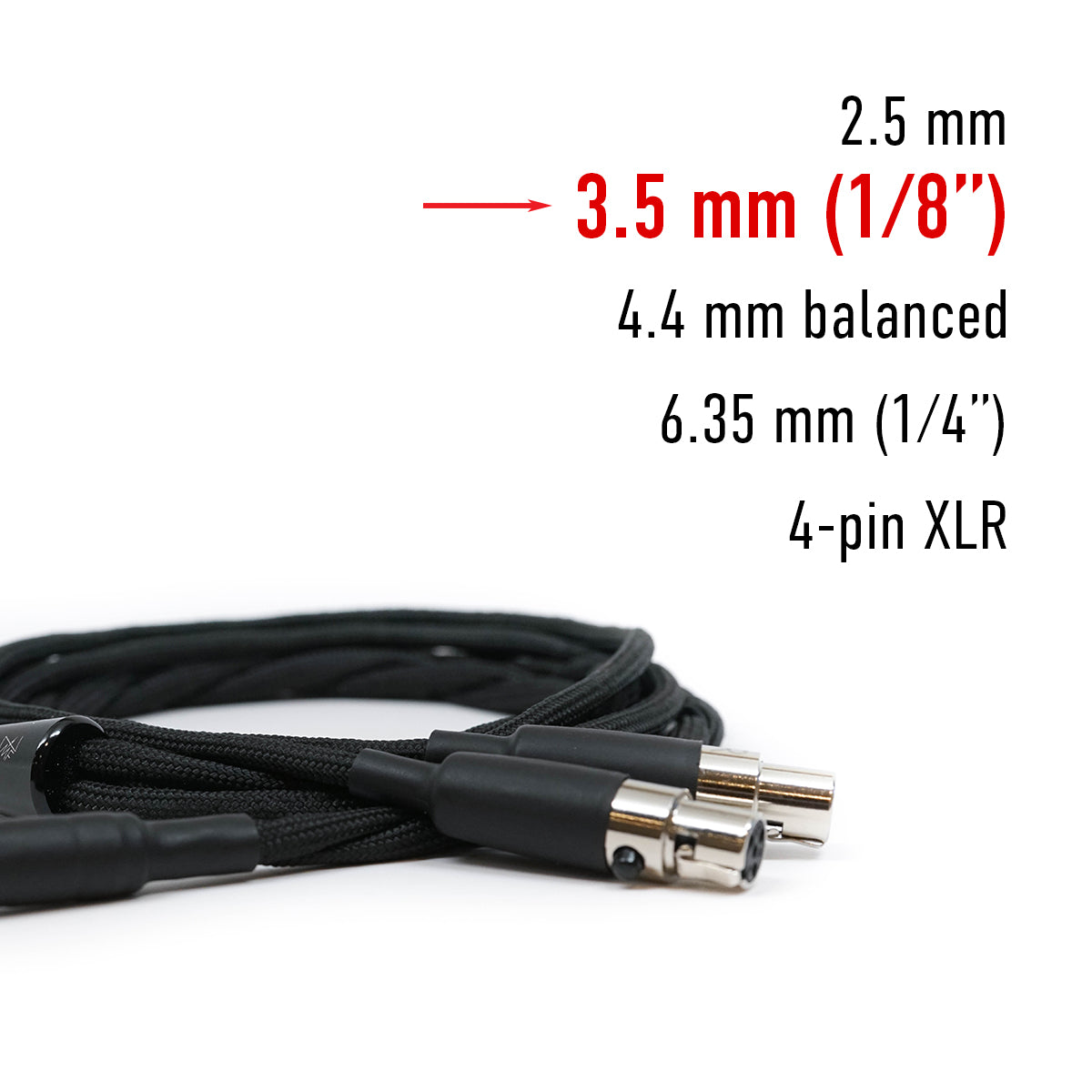 アクセサリー HEAD 4mm50cm ZMF Stock Cable – ZMF Headphones